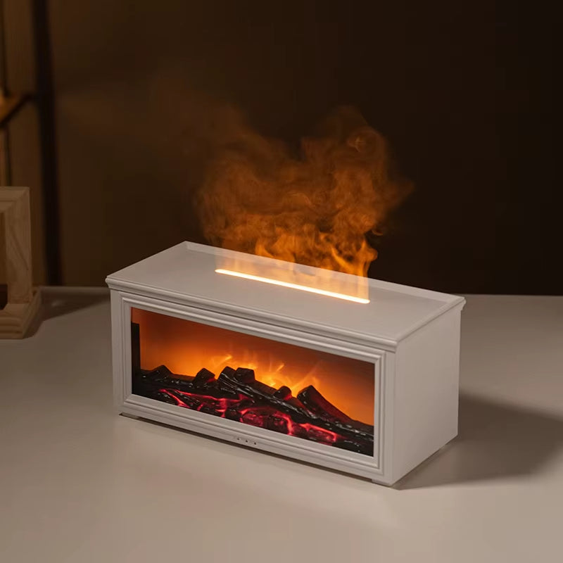 Fireplace Aroma Diffuser with Flame Effect
